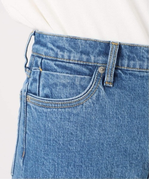 SLOBE IENA LE DENIM ストレートパンツ サックスブルー 36 SLOBE IENA（スローブイエナ）の「LE DENIM ストレートパンツ