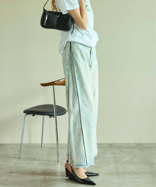 MAISON SPECIAL ジーンズ デニム デニムパンツ Side Long Zip