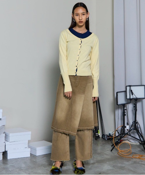MAISON SPECIAL ジーンズ デニム デニムパンツ Side Long Zip
