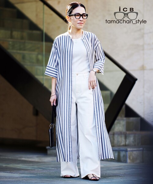ICB ジーンズ デニム デニムパンツ 「ICB×tamachan_style コラボ