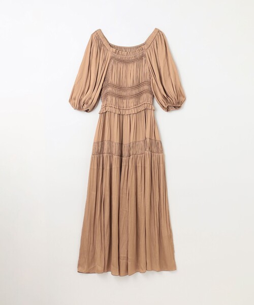 グレースコンチネンタル（GRACE CONTINENTAL）/スクエアギャザーワンピース GRACE CONTINENTAL（グレースコンチネンタル） ワンピース スクエア