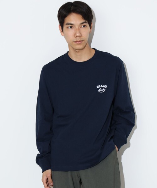❤️数時間限定 特別価格❤️新品未使用❤️BEAMS HEART❤️ BEAMS HEART tシャツ / スマイル刺繍 Tシャツ レディース