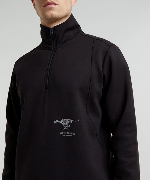 G-STAR RAW tシャツ MOTION HALF ZIP TWEETER/グラフィック