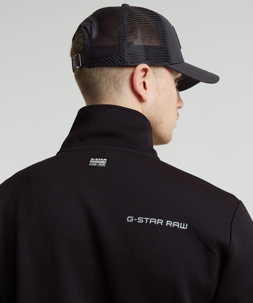 送料込★G-Star★Overdyed Half Zip Tシャツ G-STAR RAW tシャツ MOTION HALF ZIP TWEETER/グラフィック