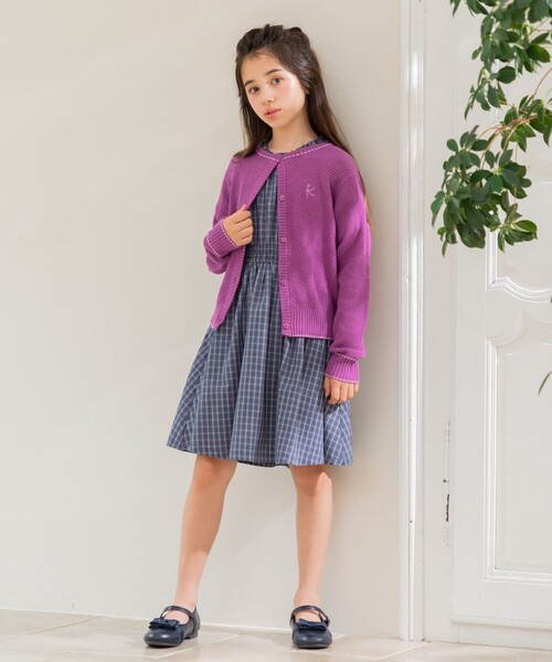 キッズ服　ブレザー / スカート / ベスト（ニット）KUMIKYOKU 組曲 カーディガン 「110-140cm」クラシック キッズ 子供服