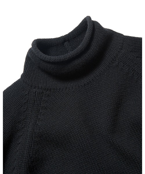 SOPHNET. CREWNECK KNIT コットンクルーネックニット L SOPHNET.（ソフネット） セーター ニット WOOL CASHMERE ROLLNECK KNIT