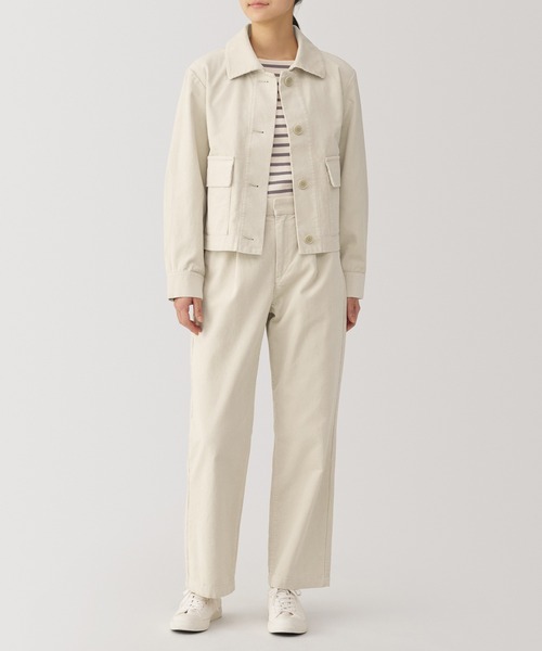 【VIVIセット購入】カポック混コーデュロイジャケット、パンツ 紳士 木の実から作ったカポック混コーデュロイジャケット | 無印良品