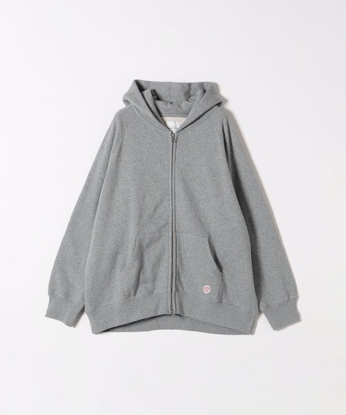 SHIPS any パーカー any:「洗濯機可能」USAコットン 裏起毛 ジップ