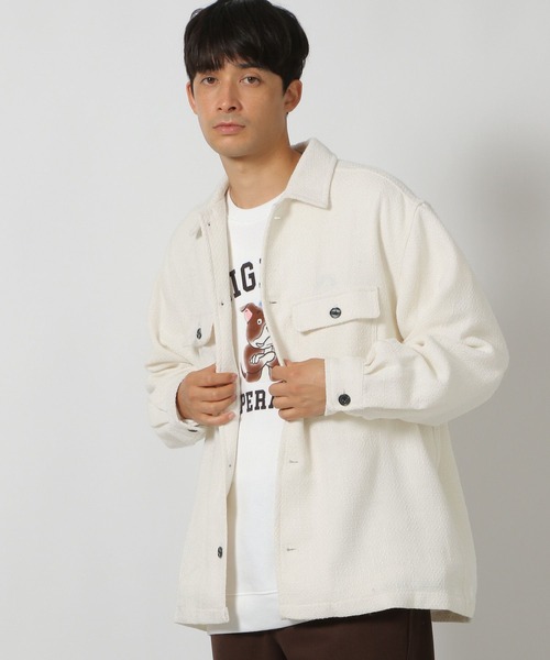 LAKOLE（ラコレ） シャツ ツイードCPOシャツ/146472 メンズ レディース