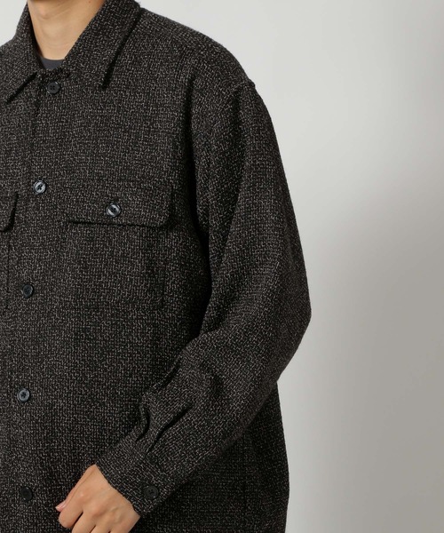 LAKOLE（ラコレ） シャツ ツイードCPOシャツ/146472 メンズ : ZOZOTOWN