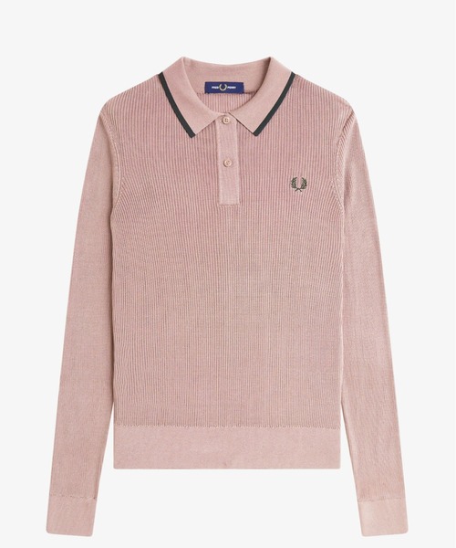 FRED PERRY（フレッドペリー） ポロシャツ ポロ Ribbed Knitted Shirt