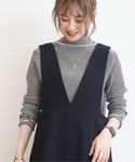 ニット セーター バイパチリブタートルネックニ...の詳細画像2