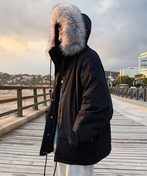 NOWLE（ノウル） ダウンジャケット ダウン 「NOWLE」ファーフード付き