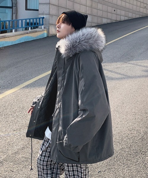 NOWLE（ノウル） ダウンジャケット ダウン 「NOWLE」ファーフード付き