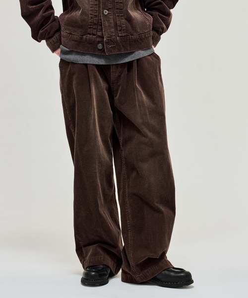 WETTEMPT スラックス BLEACHED CORDUROY SLACKS / ブリーチ