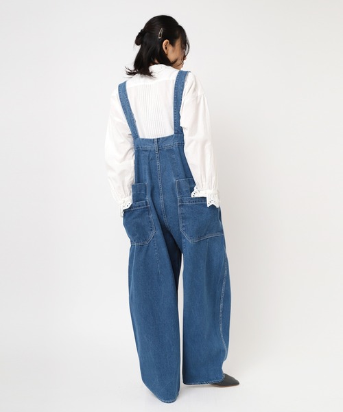 URCH RNA ⿻ フレンチ ワークサロペット パンツ カジュアル ナチュラル