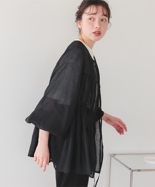 titivate ブラウス シャツ ティアードシアーチュニックブラウス