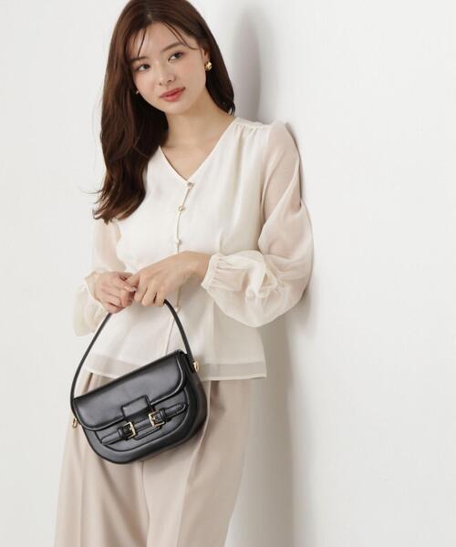 ブラウス シャツ シアーペプラムブラウス / 1215110200 レディース PROPORTION BODY DRESSING ブラウス シャツ シアーペプラム
