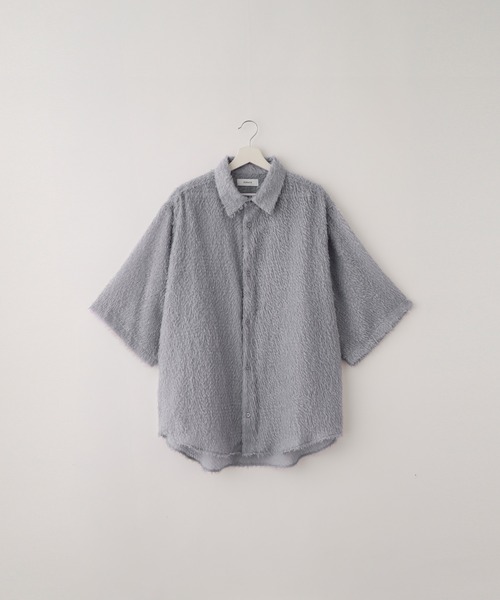 SERACE シャツ 「SERACE」Loose silhouette jacquard shaggy