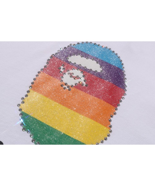 A BATHING APE パーカー CRYSTAL HEAD OVERSIZED PULLOVER