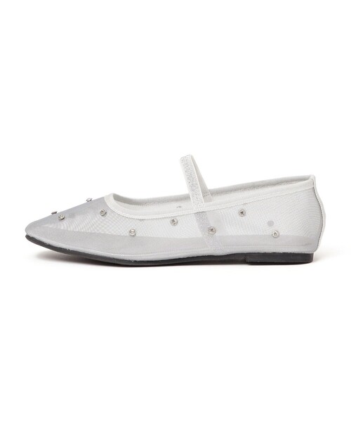 EBLOUNA パンプス 「SHIPS any別注」eblouna: メッシュ クリアドット