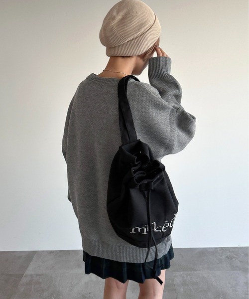 「apres jour mignon」 長袖ニット フリー ネイビー レディース_画像6