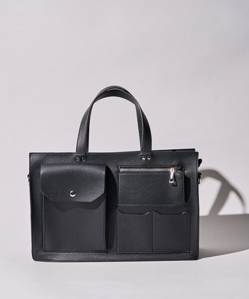 AMERICAN HOLIC トートバッグ マルチポケットスクエアA4