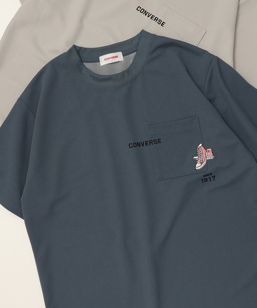 ‪‪❤︎‬出品 CONVERSE tシャツ 「CONVERSE/コンバース」アムンゼン/梨地 刺繍