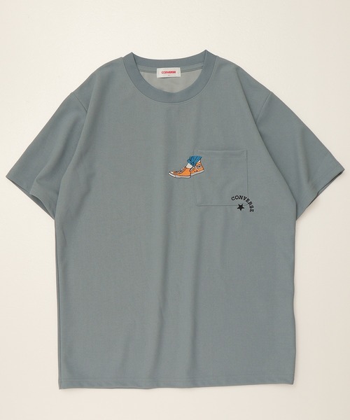 ‪‪❤︎‬出品 CONVERSE tシャツ 「CONVERSE/コンバース」アムンゼン/梨地 刺繍
