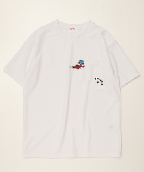 CONVERSE tシャツ 「CONVERSE/コンバース」アムンゼン/梨地 刺繍