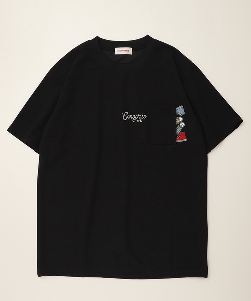 CONVERSE tシャツ 「CONVERSE/コンバース」アムンゼン/梨地 刺繍