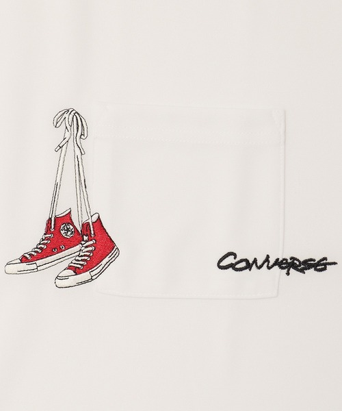CONVERSE tシャツ 「CONVERSE/コンバース」アムンゼン/梨地 刺繍