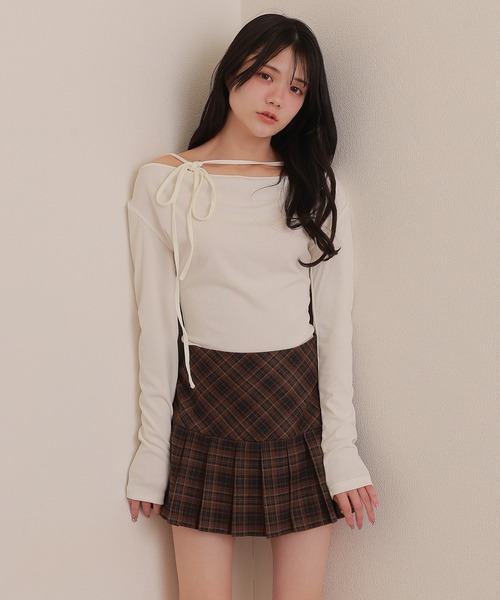 tシャツ *M DOLLY original* logo ribbon tops/ロゴリボントップス レディース M DOLLY original* logo ribbon tops/ロゴリボントップス（T