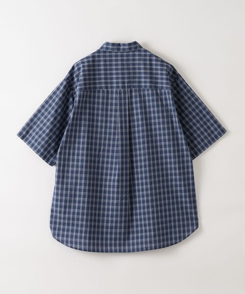 steven alan チェックシャツ キャンプカラーシャツ オーバーサイズ L steven alan チェックシャツ キャンプカラーシャツ オーバーサイズ L