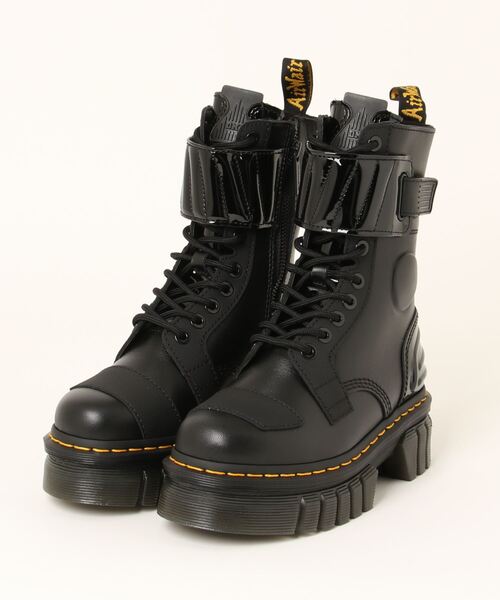 ドクターマーチン スチールトゥ10ホールブーツ UK6 Dr.Martens（ドクターマーチン） ショートブーツ UK3 ブラック