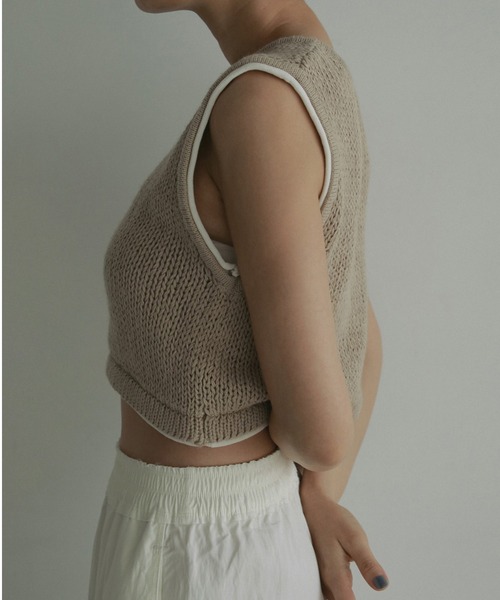 anuke ニット セーター Lowgauge Short Knit レディース