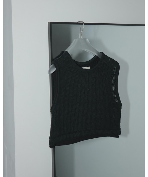 anuke ニット セーター Lowgauge Short Knit レディース
