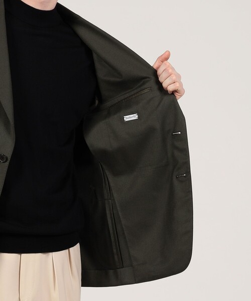 CARUSO 3Bテーラードジャケット Caruso ジャケット テーラードジャケット CARUSO BUTTERFLY JK