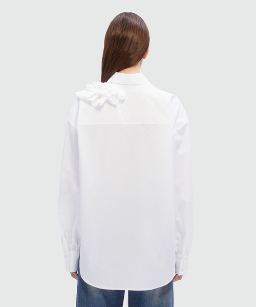MSGM（エムエスジーエム） ブラウス シャツ アシンメトリー ティアード