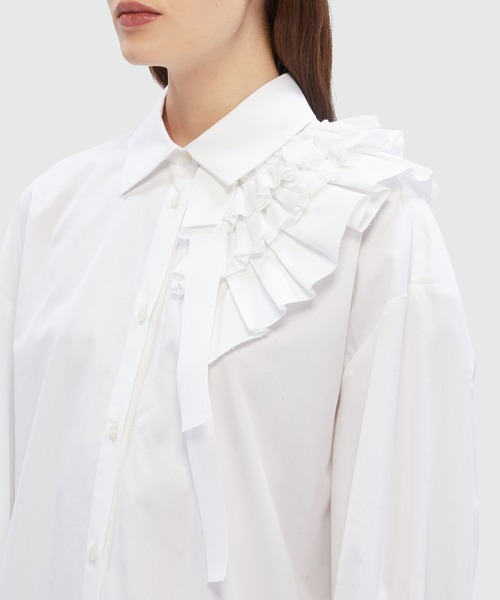 定価以下！美品♡クーポンで更にお安く！マチャット　アシンメトリーブラウス MACHATT マチャット アシンメトリーブラウス ブラウン - メルカリ