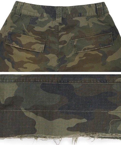 【美品】engineered garments カモフラパンツ MASONPRINCE カーゴパンツ ルーズフィット カモフラ柄