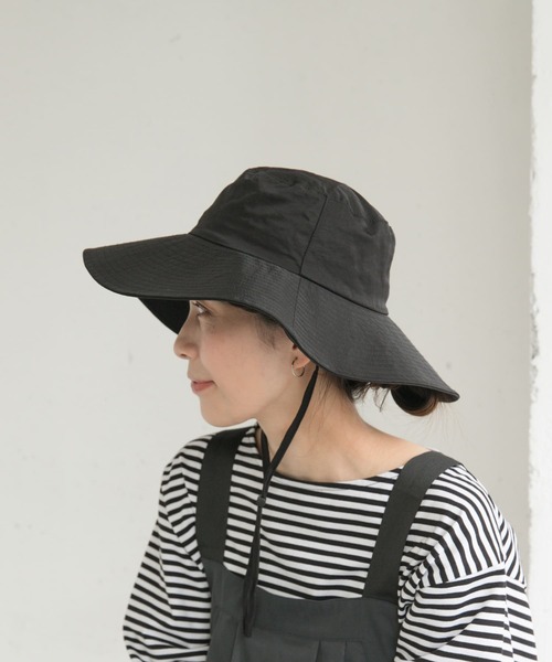 URBAN RESEARCH DOORS 帽子 ハット ウォッシャブルツバ広ハット