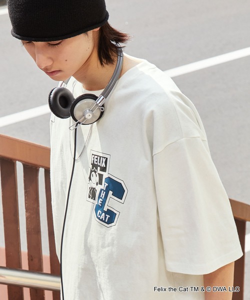 MONO-MART（モノマート） tシャツ 「FELIX」別注 ヴィンテージライク