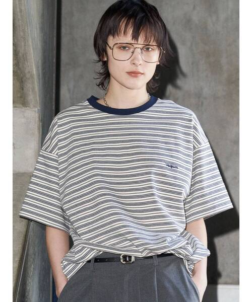 tシャツ 「VEQUM」HIGH GAUGE BORDER T SHIRT レディース VEQUM tシャツ 「VEQUM」HIGH GAUGE BORDER T SHIRT レディース