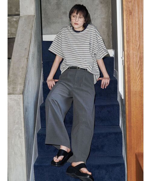 tシャツ 「VEQUM」HIGH GAUGE BORDER T SHIRT レディース VEQUM tシャツ 「VEQUM」HIGH GAUGE BORDER T SHIRT レディース