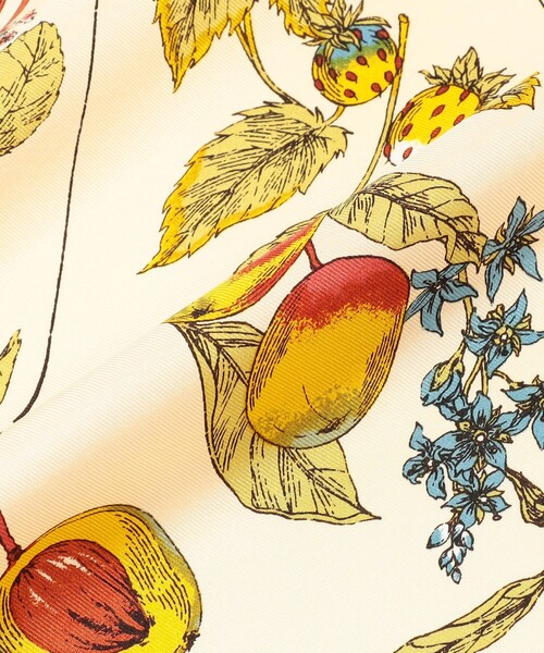 manipuri スカーフ バンダナ FRUIT シルクスカーフ レディース