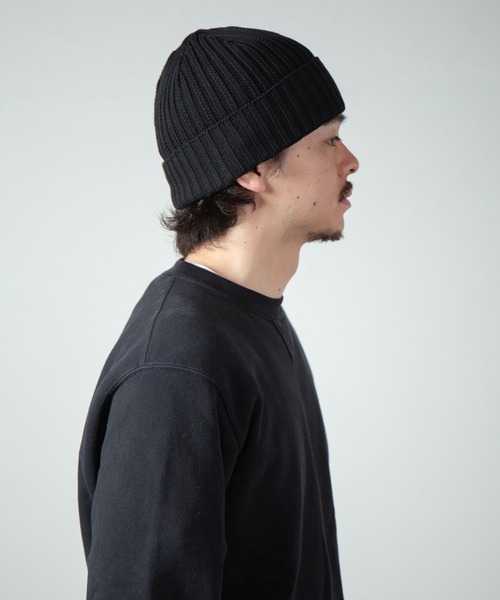KNOX（ノックス） ニット帽 ニットキャップ リブニットワッチ メンズ