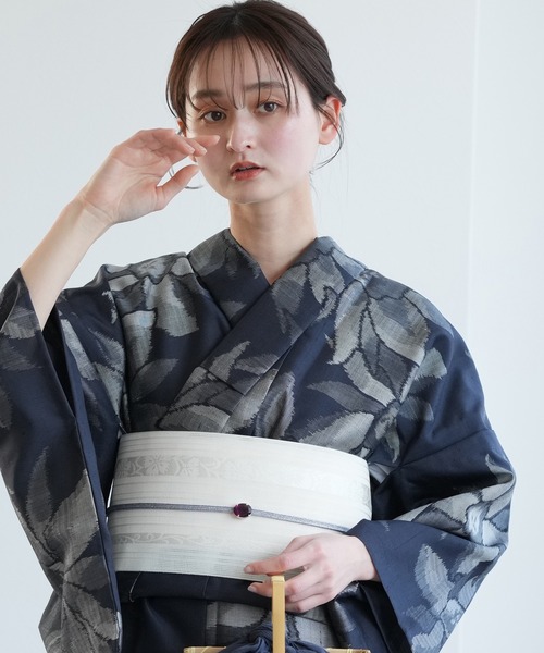 上品　絞り風浴衣と正絹博多織の帯セット　花火大会夏祭りお稽古浴衣デート　撫松庵 Amazon | [XSONGANG] 浴衣 レディース 花柄 和服 コスチューム