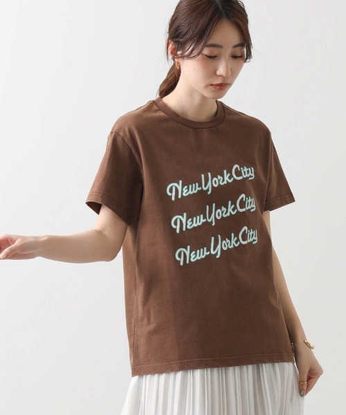 GADID ANONIEM LOTE Tシャツ ブラウン Gready Brilliant（グレディブリリアン） tシャツ 半袖 TRENCH
