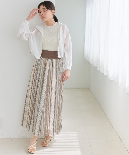 ニット セーター ラメノースリトップス レディース And Couture ニット セーター ラメノースリトップス レディース